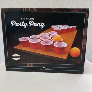 Mini Folding Party Pong Game.
